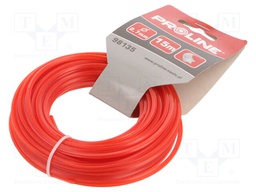 Trimmer line; L: 15m; Mat: nylon; Shape: star; Size: 2.7mm