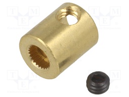 Coupler; Øout: 10.07mm; Overall len: 2.54mm