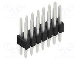 Connector: pin strips; pin header; male; PIN: 14; 1.27mm; THT; 2x7