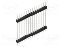 Connector: pin strips; pin header; male; PIN: 16; 2.54mm; THT; 1x16