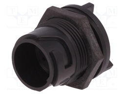 Connector: circular; socket; male; PIN: 6; w/o contacts; UL94V-0