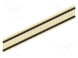 Connector: pin strips; pin header; male; PIN: 49; 2mm; THT; 1x49