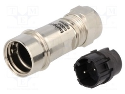 Connector: circular; plug; male; PIN: 2; Buccaneer 6000; for cable