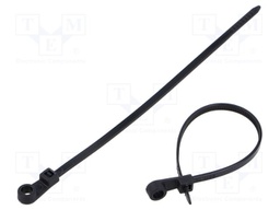 Cable tie; with fixing lugs; L: 150mm; W: 3.6mm; polyamide; 176N