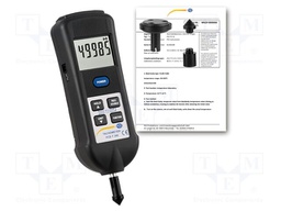 Tachometer; LCD; 5 digits; Meas.accur: ±(0,05% + 1 digit)