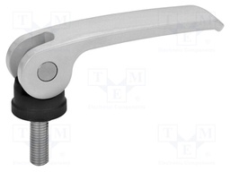 Lever; clamping; Thread len: 60mm; Lever length: 82mm; Body: silver