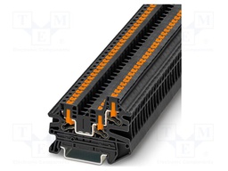 Splice terminal: rail; PTV; 24A; 800V; push-in; PA; L: 45.7mm; H: 60mm