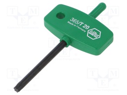 Key; Torx®; TX20; Overall len: 80mm; Working part len: 45mm