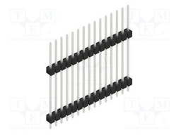Connector: pin strips; pin header; male; PIN: 15; 2.54mm; THT; 1x15