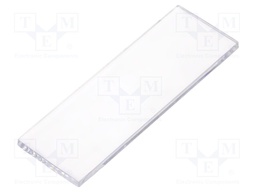 Front panel; without frame; 1M Modulbox One; transparent