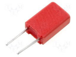 Capacitor: polyester; 100nF; 40VAC; 63VDC; Pitch: 2.5mm; ±10%