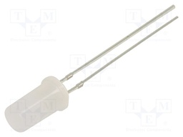 LED; red,yellow; 5mm; 180°; Front: convex; 2.1÷2.6VDC; No.of term: 2