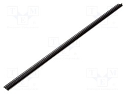 Ruler; L: 1m; black