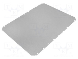 Mounting plate; steel; W: 400mm; L: 500mm; Series: CAB; CABABS504020