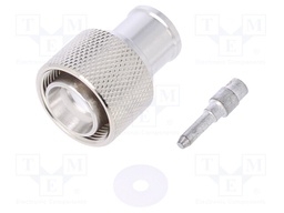 Connector: 4.3-10; for cable; straight; plug; male; 50Ω; IP68; 6GHz
