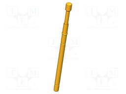 Test needle; Operational spring compression: 4mm; 5A; Ø: 2mm; 0.8N