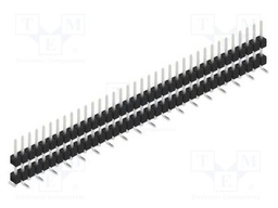 Connector: pin strips; pin header; male; PIN: 36; 2.54mm; SMT; 1x36
