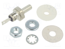 Diode: stud rectifying; 300V; 1.26V; 12A; anode stud; DO4; screw