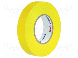 Tape: electrical insulating; W: 15mm; L: 10m; D: 0.15mm; yellow; 220%