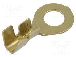 Tip: ring; M8; 0.75÷2mm2; crimped; for cable; straight; brass; bulk