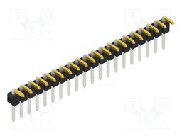 Connector: pin strips; pin header; male; PIN: 20; 2.54mm; THT; 1x20