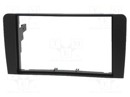 Radio mounting frame; Audi; 2 DIN; black