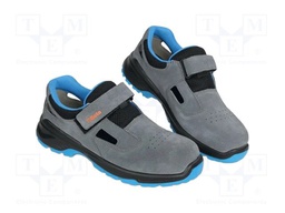 Boots; Size: 36; grey-blue; chamois; slip,impact; Basic Plus