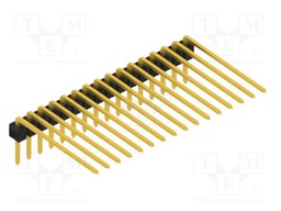 Connector: pin strips; pin header; male; PIN: 16; 2.54mm; THT; 1x16