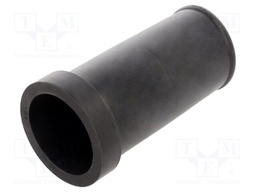 Grommet; caoutchouc; L: 100mm; -20÷80°C; Øcable: 40mm; black