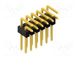 Connector: pin strips; pin header; male; PIN: 12; 2.54mm; THT; 2x6