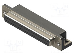 Connector: D-Sub; PIN: 37; socket; female; straight; THT; MHDR