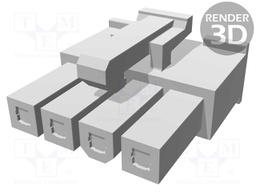 Plug; wire-wire/PCB; female; Mini-Fit Jr; 4.2mm; PIN: 4; for cable