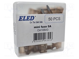 Fuse: fuse; 5A; 32VDC; automotive; 11.1mm