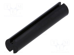 Spacer sleeve; LED; Øout: 5mm; ØLED: 5mm; L: 26mm; black; UL94V-2