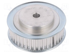 Belt pulley; T5; W: 16mm; whell width: 27mm; Ø: 62.85mm; aluminium