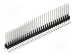 Connector: pin strips; pin header; male; PIN: 62; 1.27mm; SMT; 2x31