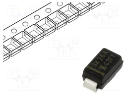 Diode: Schottky rectifying; SMD; 60V; 2A; SMA; reel,tape