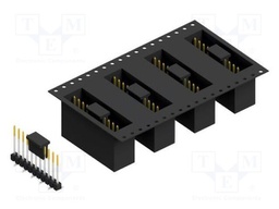 Connector: pin strips; pin header; male; PIN: 11; 2.54mm; SMT; 1x11