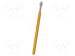 Test needle; Operational spring compression: 4mm; 5A; Ø: 1.75mm