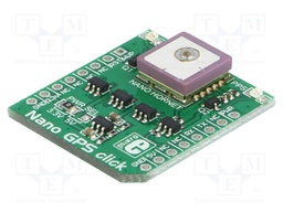 Click board; GPS; UART; Nano Hornet; mikroBUS connector; 3.3/5VDC