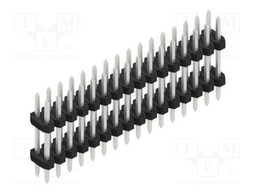 Connector: pin strips; pin header; male; PIN: 32; 2mm; THT; 2x16