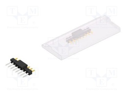 Connector: pin strips; pin header; male; PIN: 8; 2.54mm; SMT; 1x8