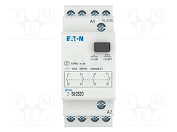 Relay: installation; bistable; NC x2 + NO x2; Ucoil: 8VAC; 16A