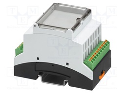 Enclosure: for DIN rail mounting; Y: 89.7mm; X: 53.6mm; Z: 60.7mm