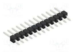 Connector: pin strips; pin header; male; PIN: 13; 2.54mm; SMT; 1x13