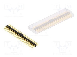 Connector: pin strips; pin header; male; PIN: 66; 2.54mm; SMT; 2x33