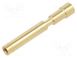 HAN M23 SIGNAL, FEMALE CRIMP CONTACT, 1MM, 0.34 1.00MM², GOLD