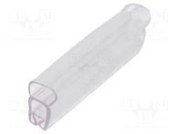 Markers for cables and wires; 2.5÷5mm; PVC; transparent; PT+