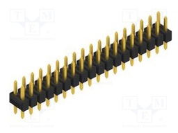 Connector: pin strips; pin header; male; PIN: 36; 2.54mm; THT; 2x18
