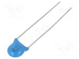 Capacitor: ceramic; 56pF; 2kVDC; SL; ±10%; 5mm